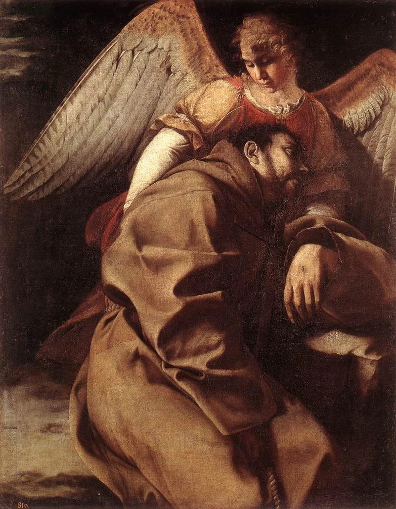 San Francesco sorretto dall'angelo - Museo del Prado, Madrid